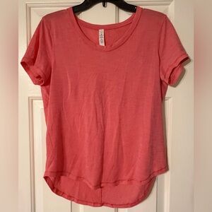 Lululemon Swiftly Tech Short Sleeve Size 6 Coral Color